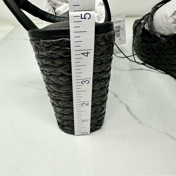 Torrid Strappy Raffia Platform Wedge- Size 12WW - Picture 11 of 15